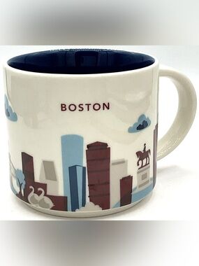 Starbucks YOU ARE HERE Boston 14oz Ceramic Mug